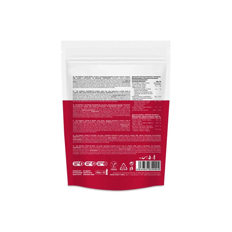 Plic pudra - Pre Workout - lime - 300gr