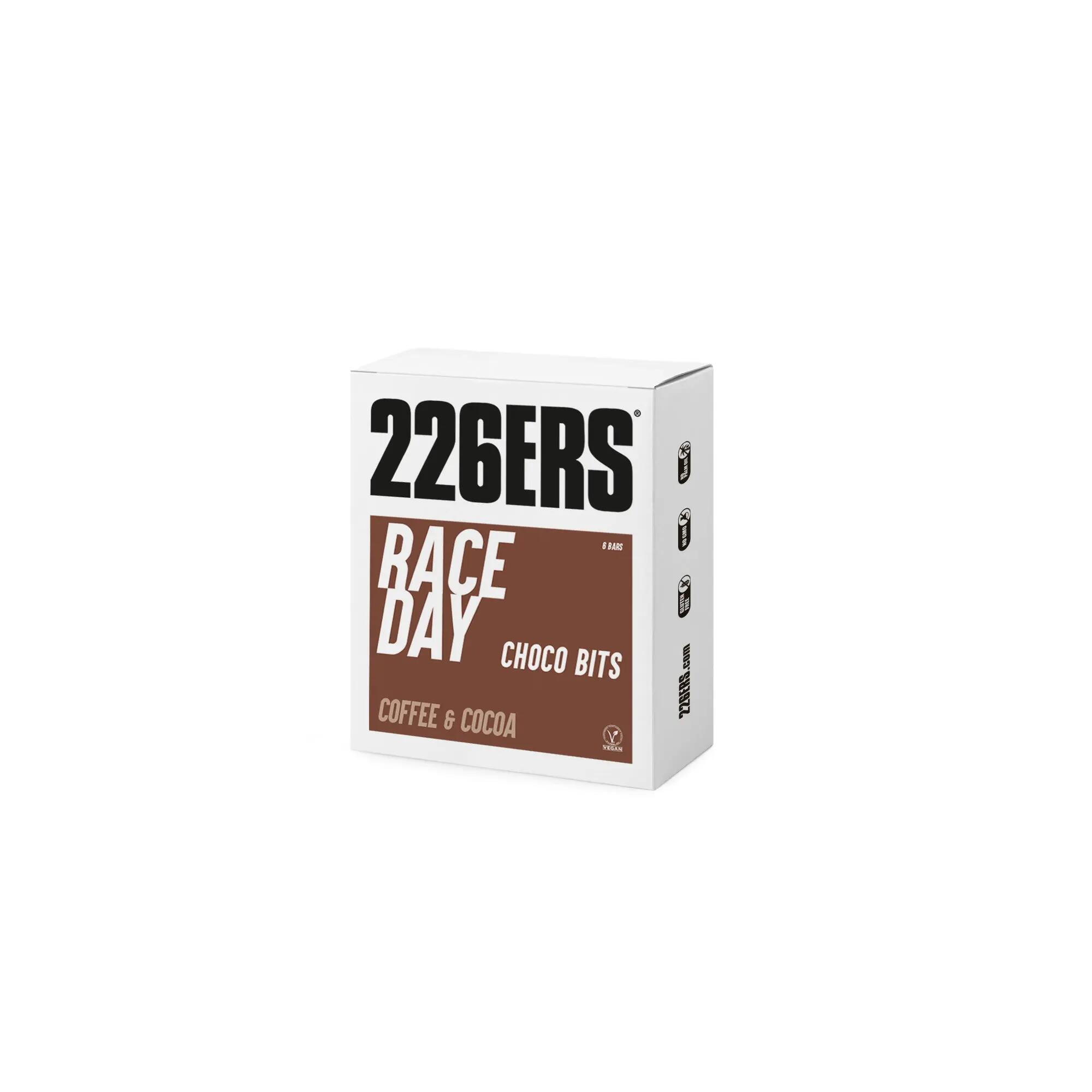 BOX 6 RACE DAY BAR CHOCO BITS 40g - Barrita Energética con Pepitas de Chocolate 3/4