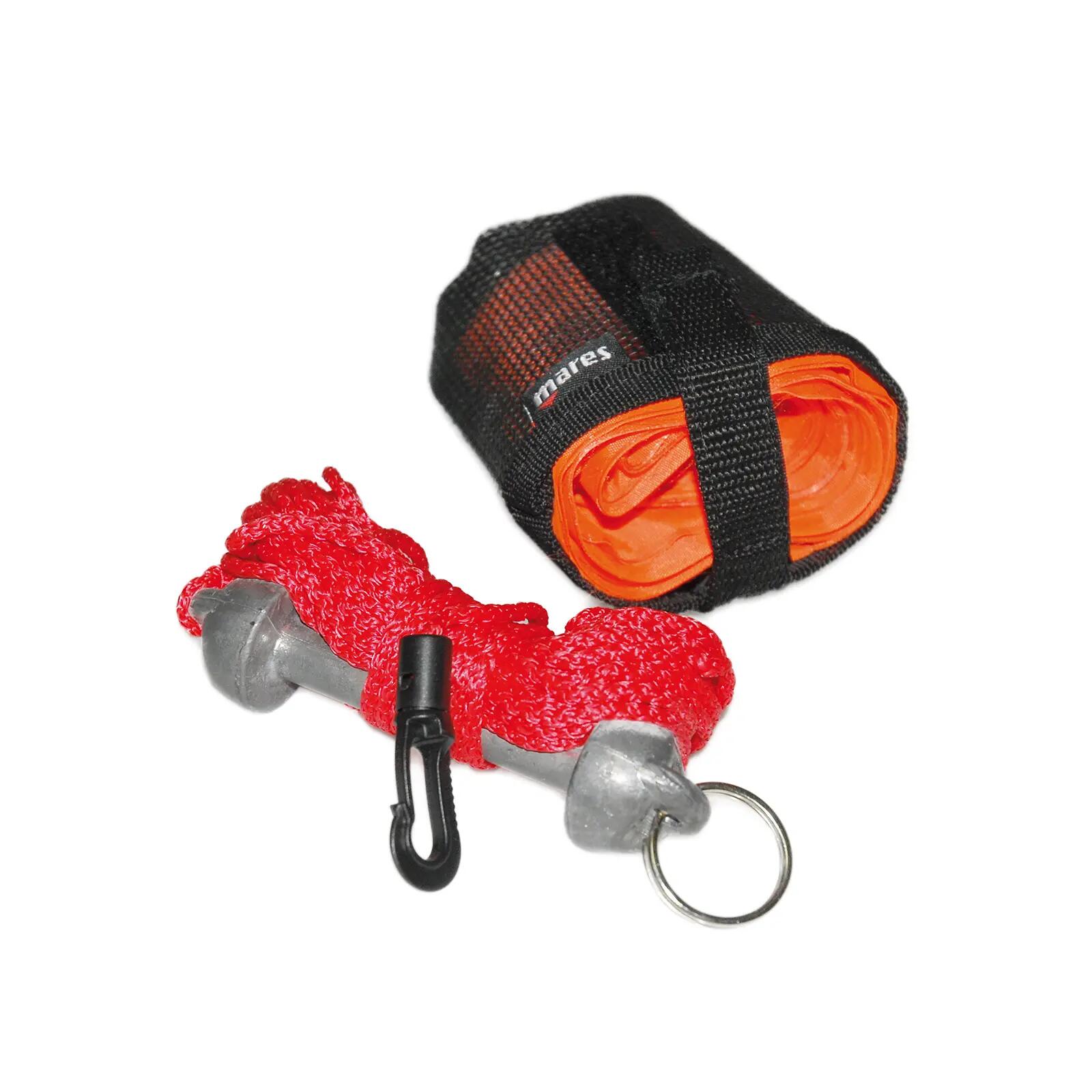 Boya Torpedo Forma Hidrodinámica Naranja Cámara Doble 20m 3/3