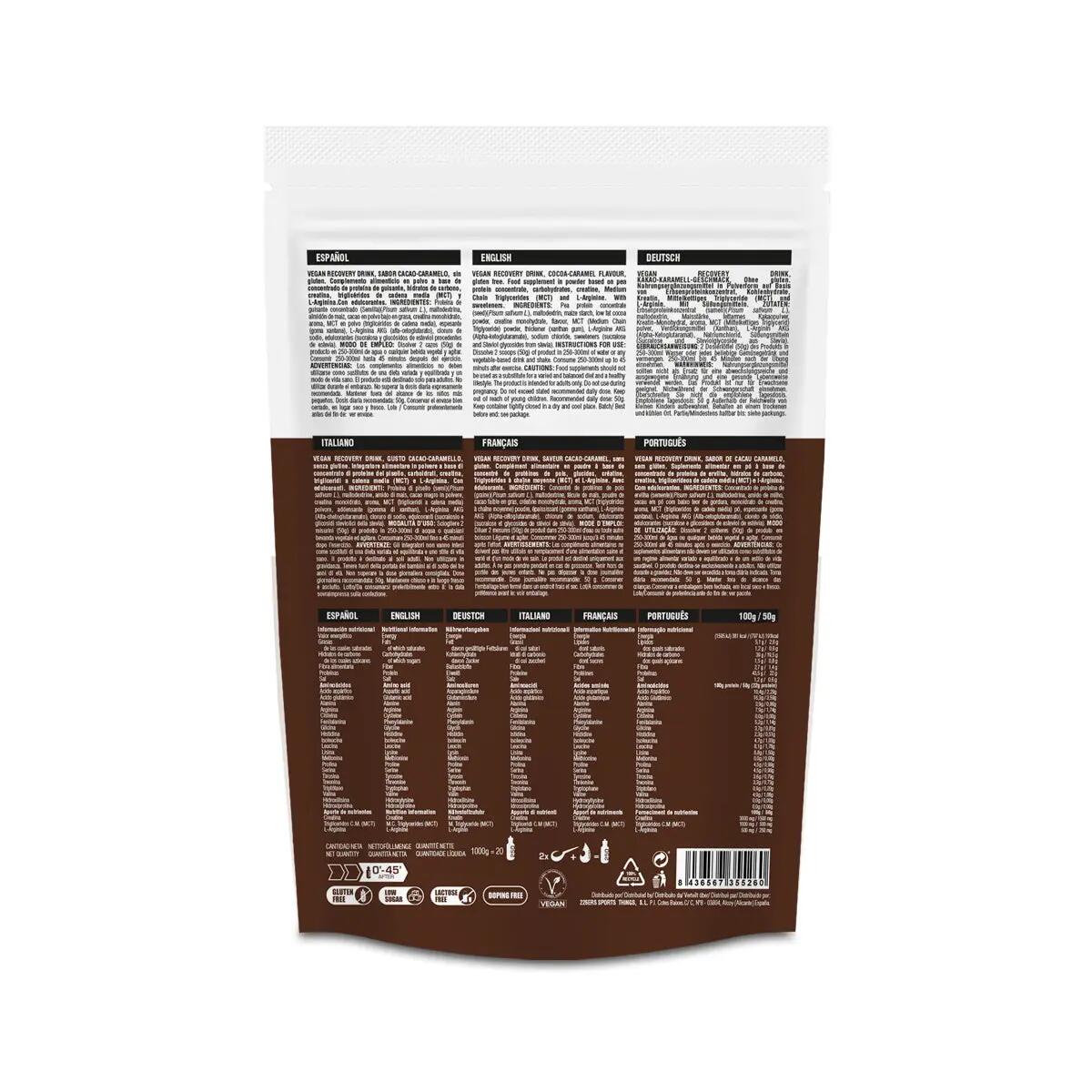 BOISSON RECOVERY VEGAN 1KG 3/6