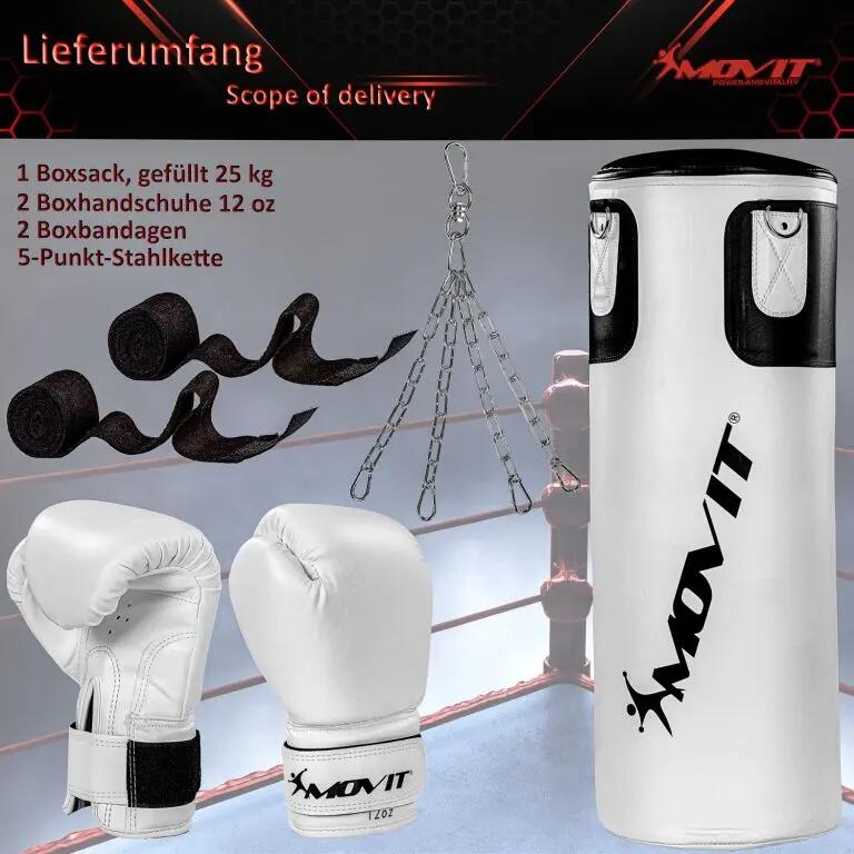 Set de boxe Noir/Blanc 5/7