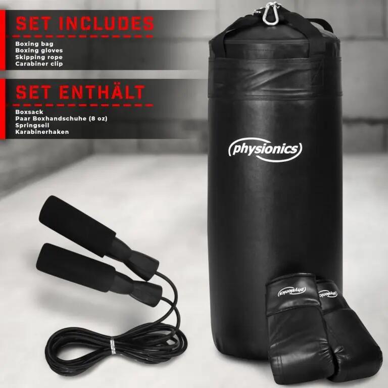Set manusi box + sac box copii, Physionics