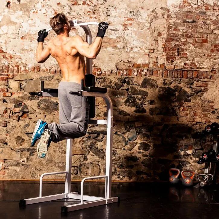 STATION DE TRACTION MULTIFONCTIONS |CHAISE ROMAINE |MUSCULATION |NOIR OU BLANC 6/7