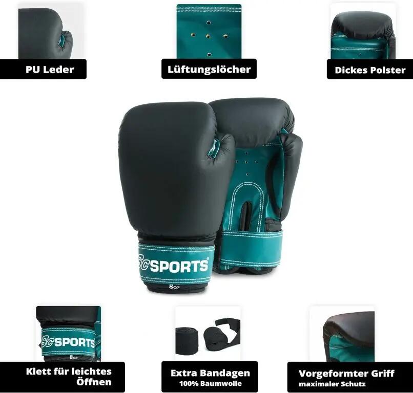 Unisex - box - bezpečný, lehký, tréninkový set - boxovací sada 6/7