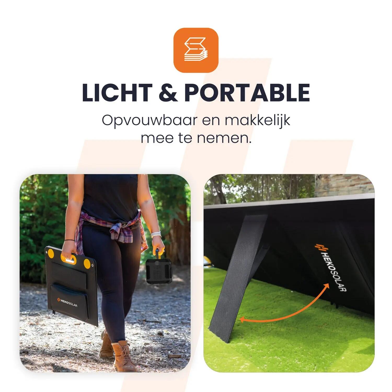 Portable Solar Panel Unfold 60 9/15