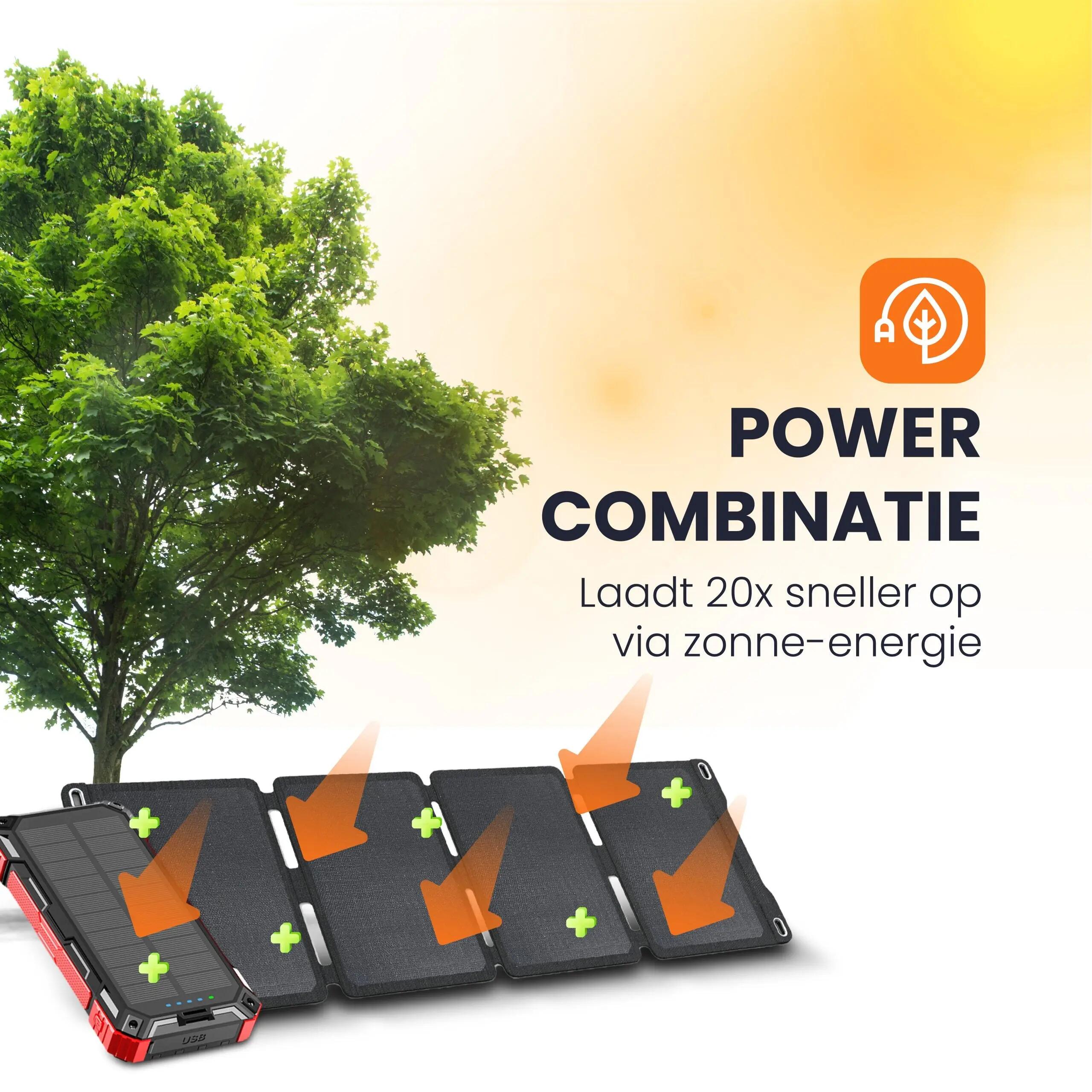 Solar Powerbank Spark 2 + Portable Solar Panel Unfold 30 5/15