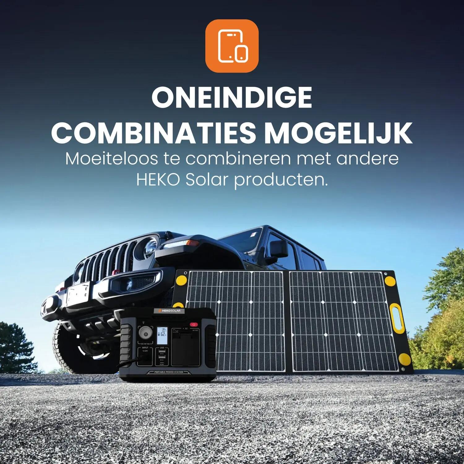 Portable Solar Panel Unfold 60 5/15