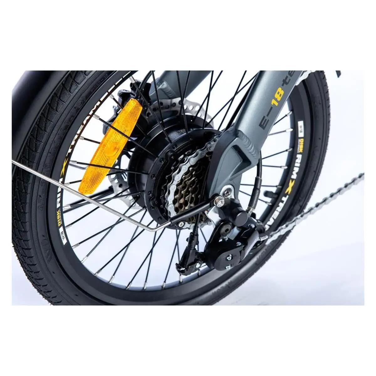 Vélo Electrique Pliant, E-Bike E-18TEEN,SHIMANO 7V,Batterie Ion Lithium 36V 9Ah 12/15