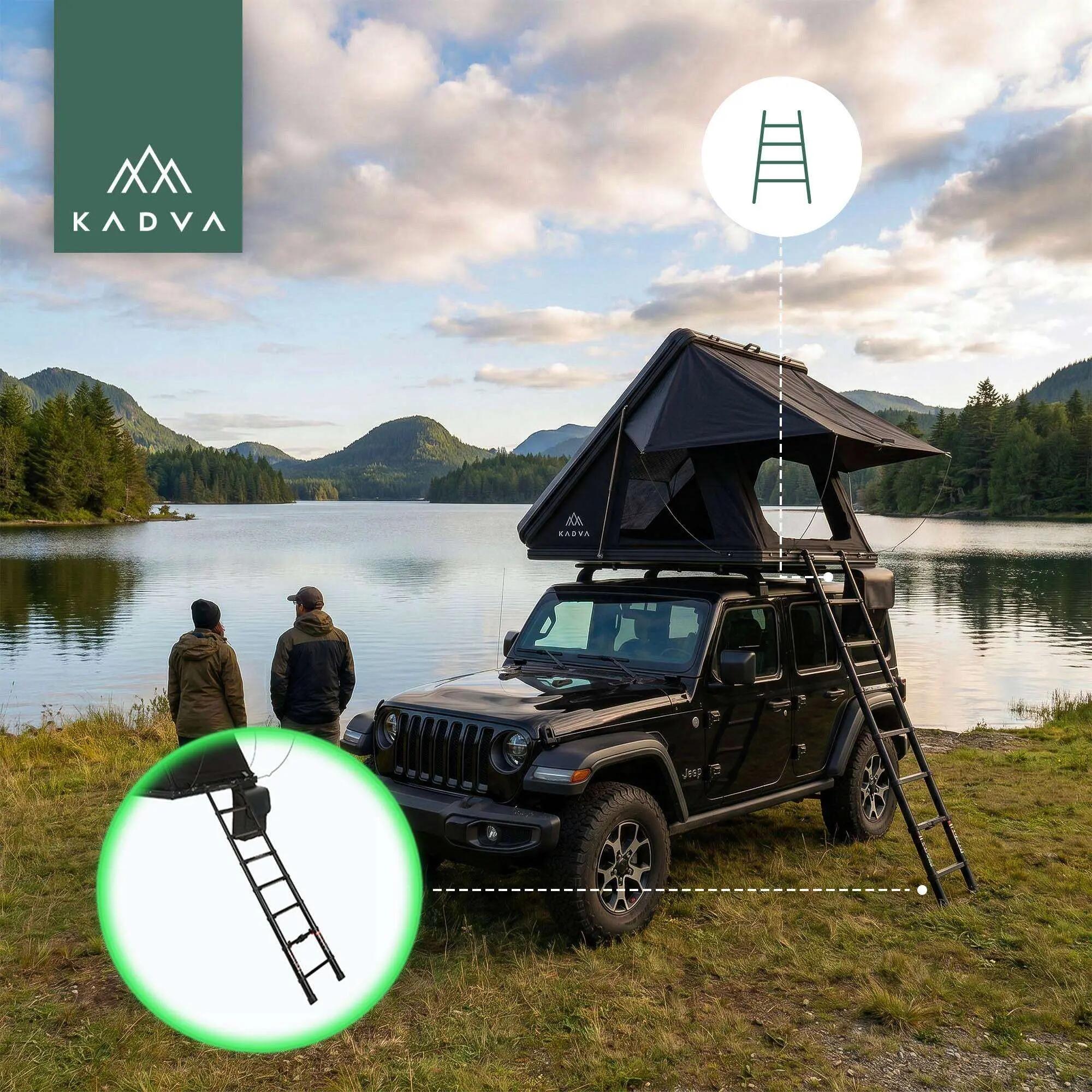Tenda da tetto per 2 persone Kadva Razor 7/8