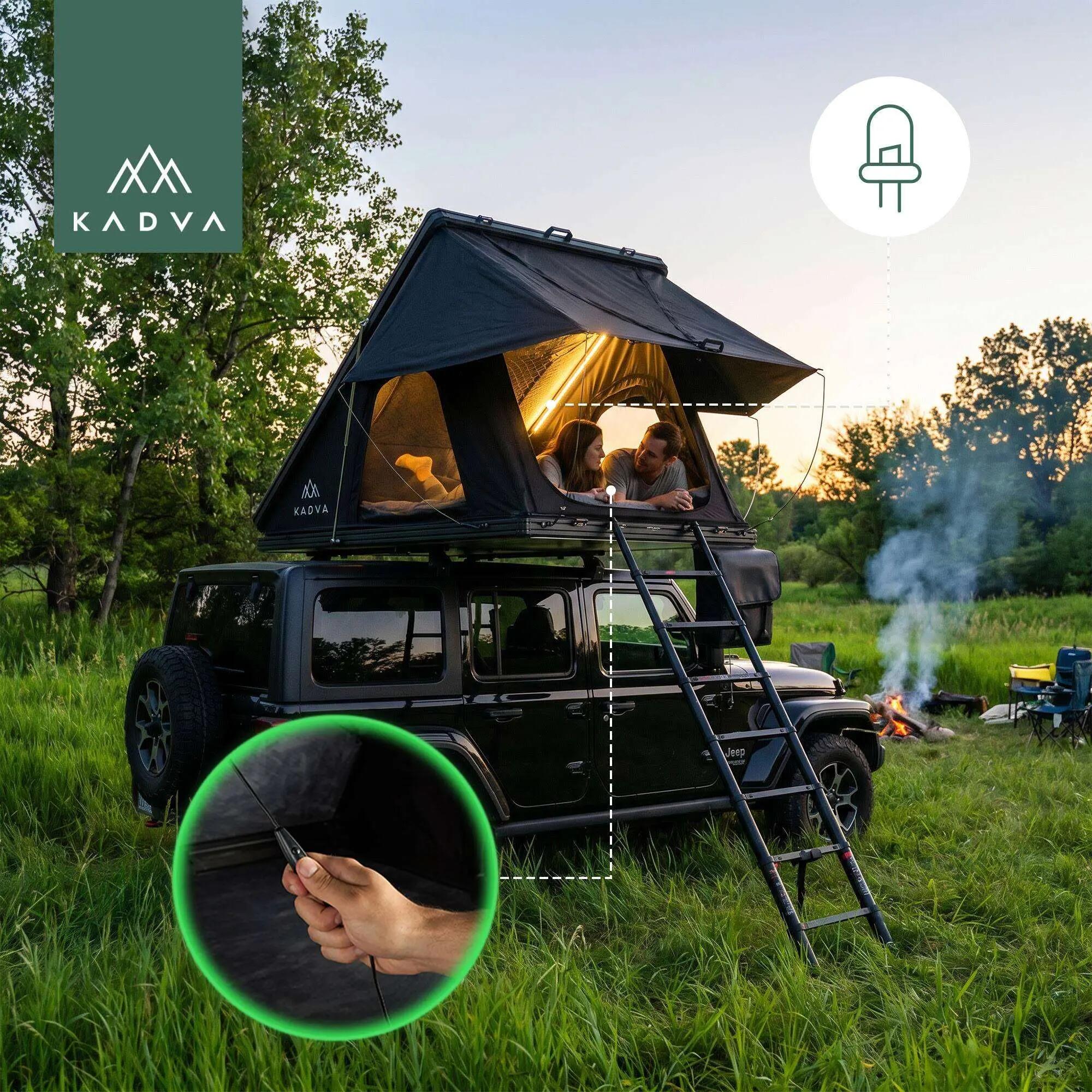 Tenda da tetto per 2 persone Kadva Razor 6/8