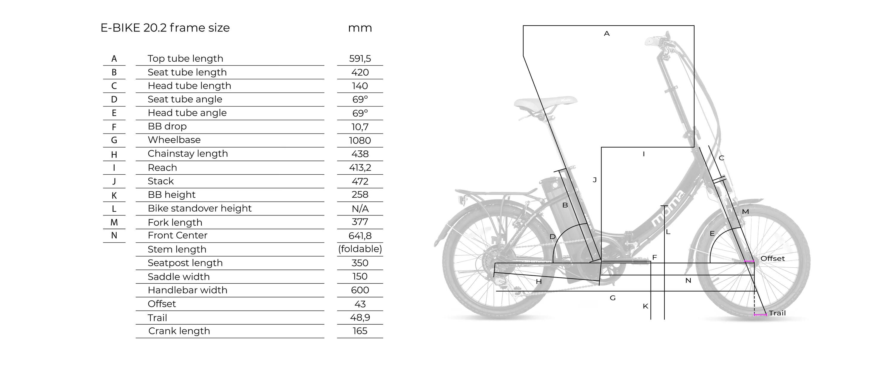 Vélo de Ville Electrique Pliant E.20,2 -  20" - Automomie 80km 11/11