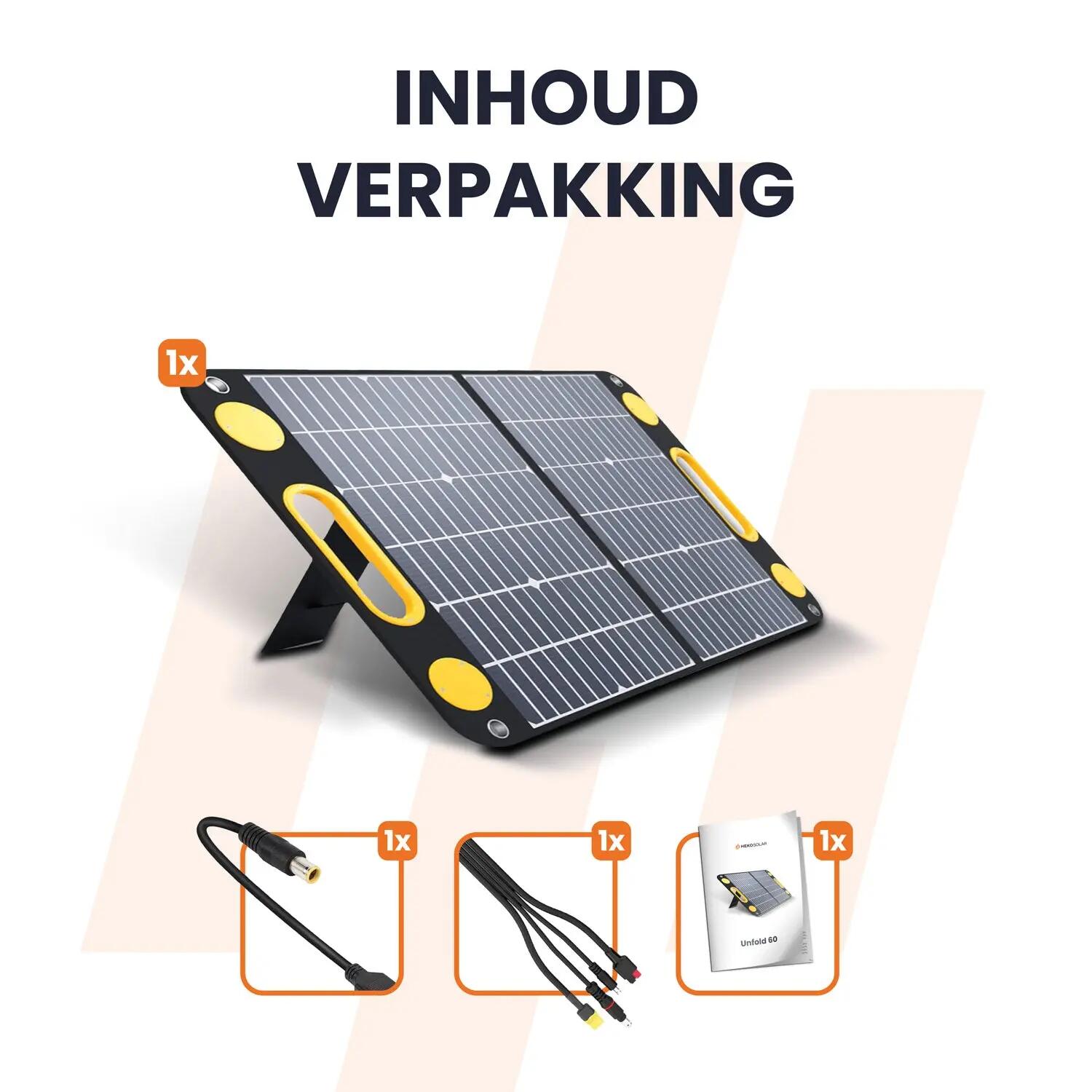 Portable Solar Panel Unfold 60 14/15