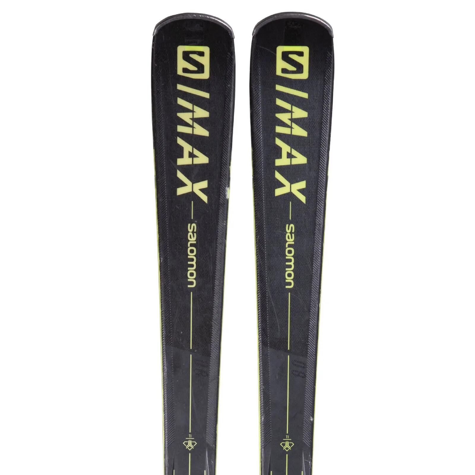 RECONDITIONNE - Ski Salomon S Max 08 + Fixations 1/4