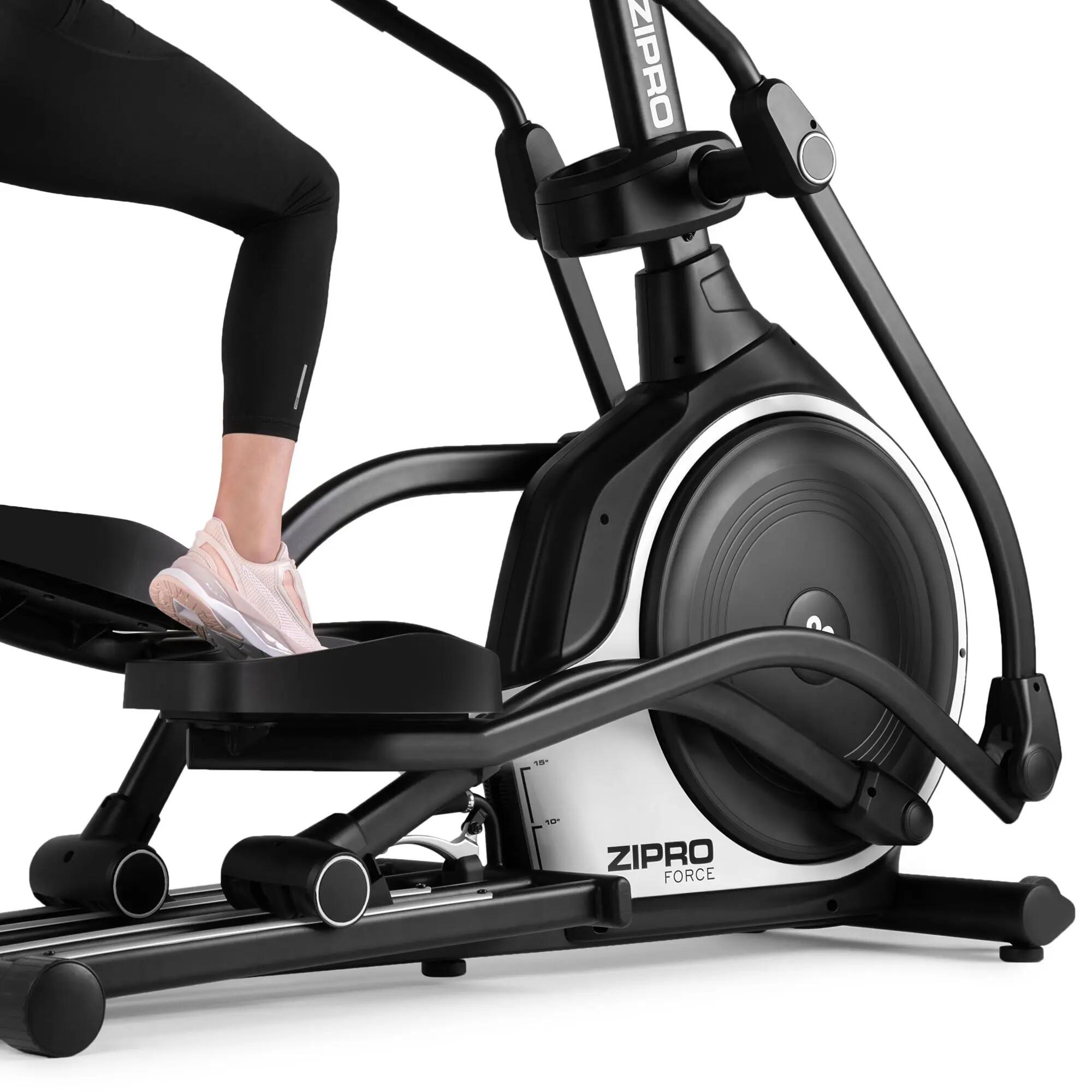Trenażer eliptyczny Zipro Force Elektromagnetyczny do 150 kg 32 stopnie oporu 11/12