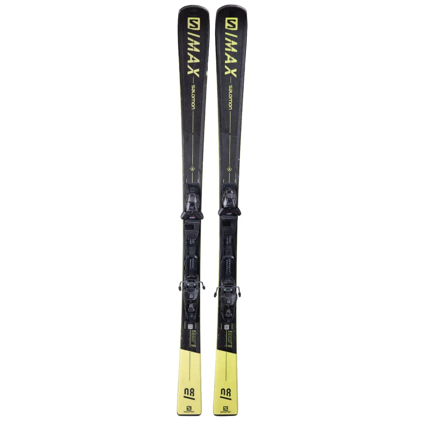 RECONDITIONNE - Ski Salomon S Max 08 + Fixations 2/4