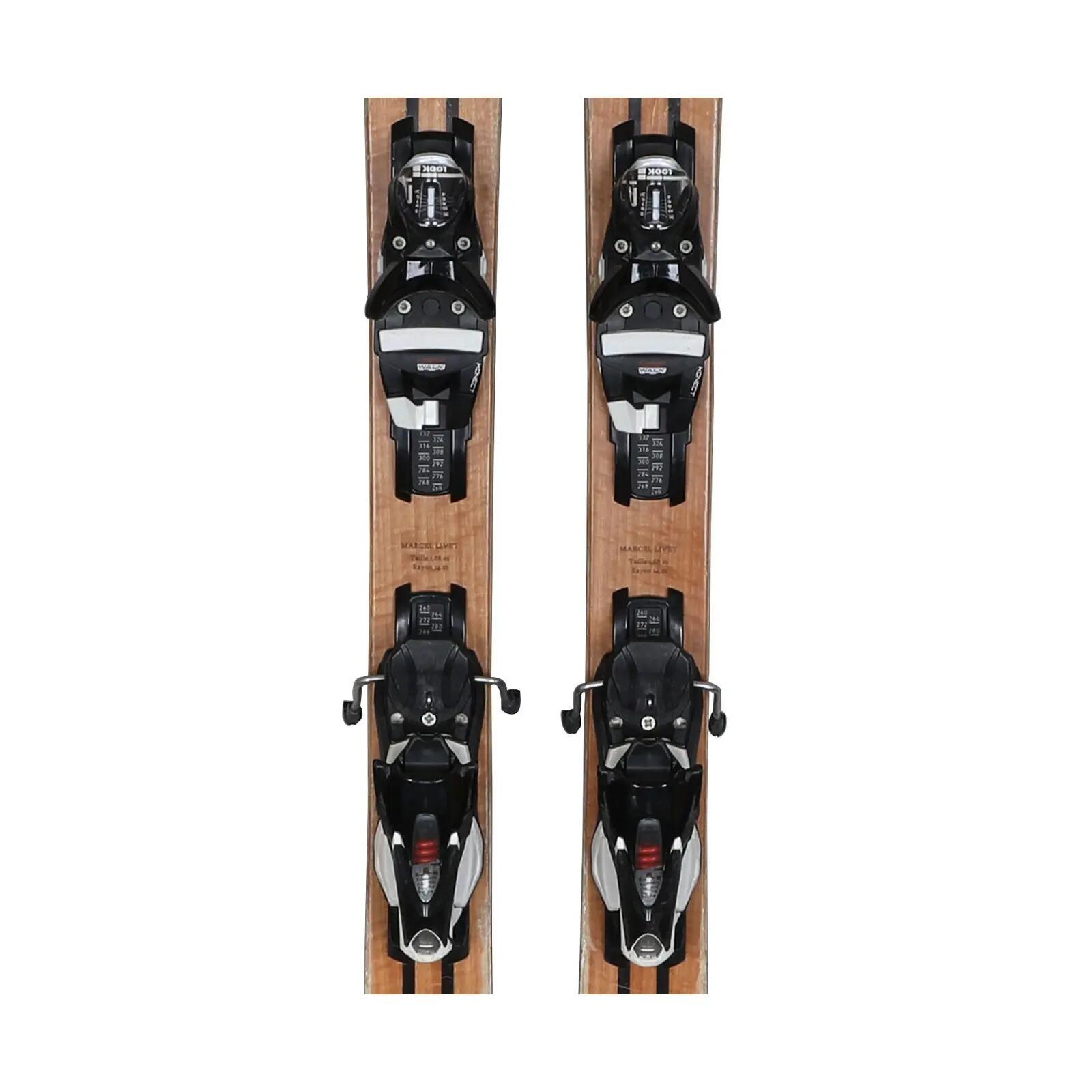 RECONDITIONNE - Ski Marcel Livet Marius Prestige 82 + Fixations 3/4