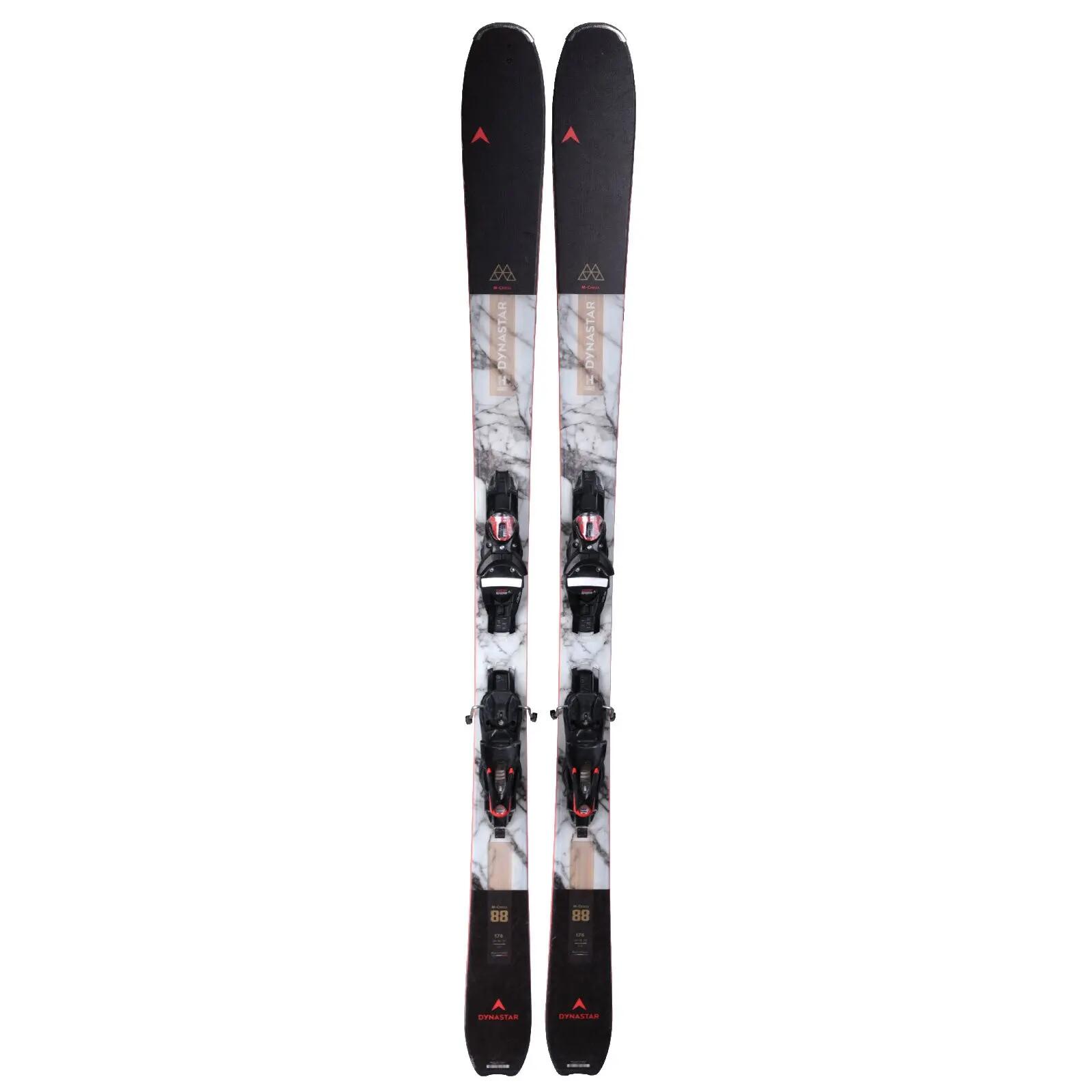 RECONDITIONNE - Ski Dynastar M Cross 88 + Fixations 2/4