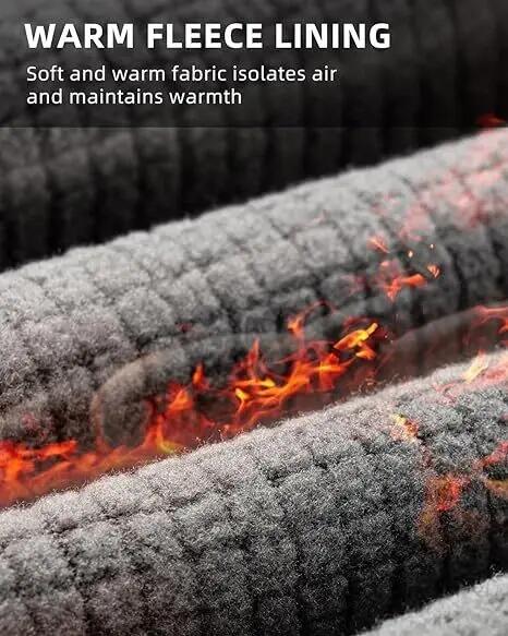 ROCKBROS Winter Radhose Herren Winddicht Lang Fahrradhose 2/6