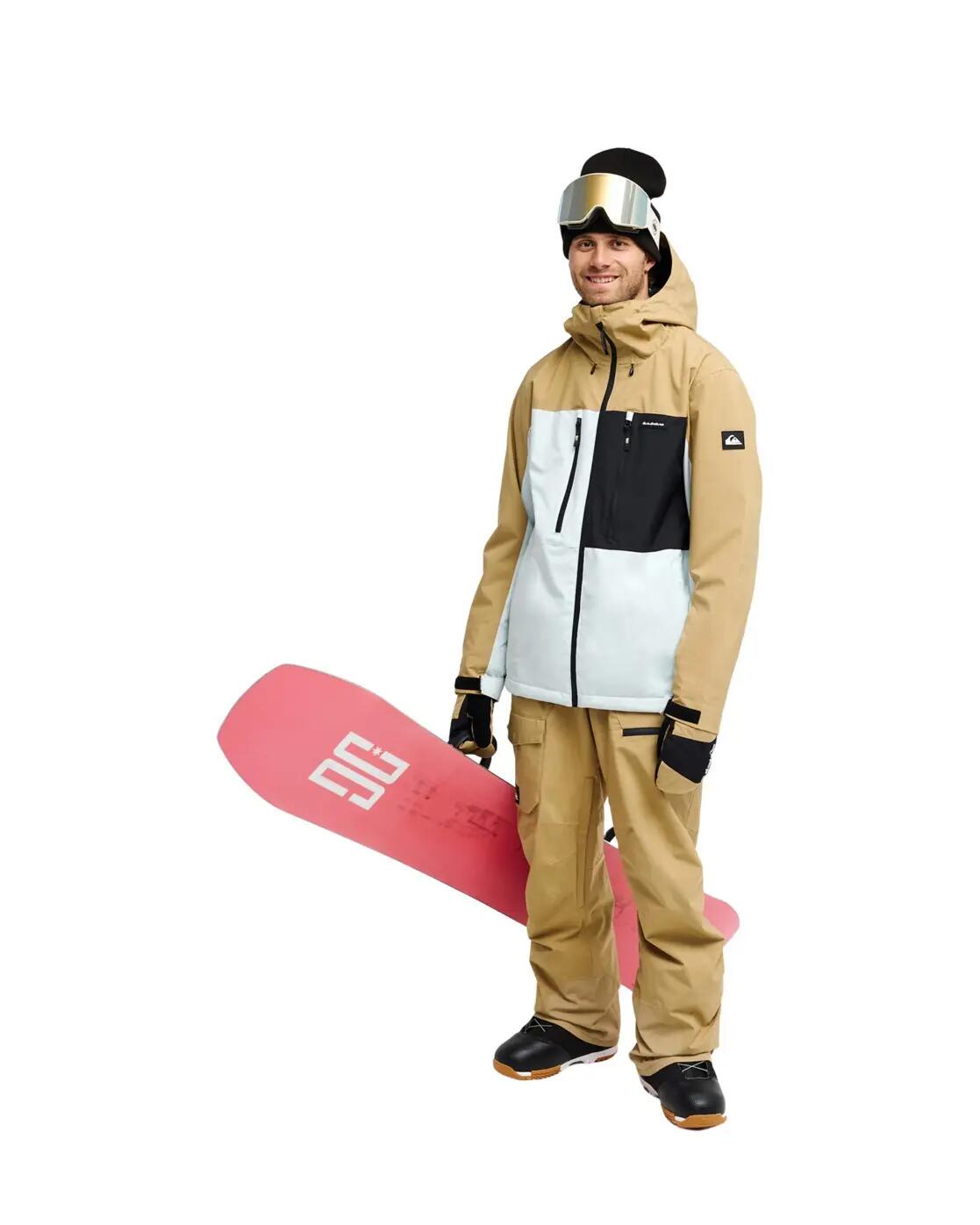 Technische Snowbroek UTILITY 20K Beige Heren 3/4