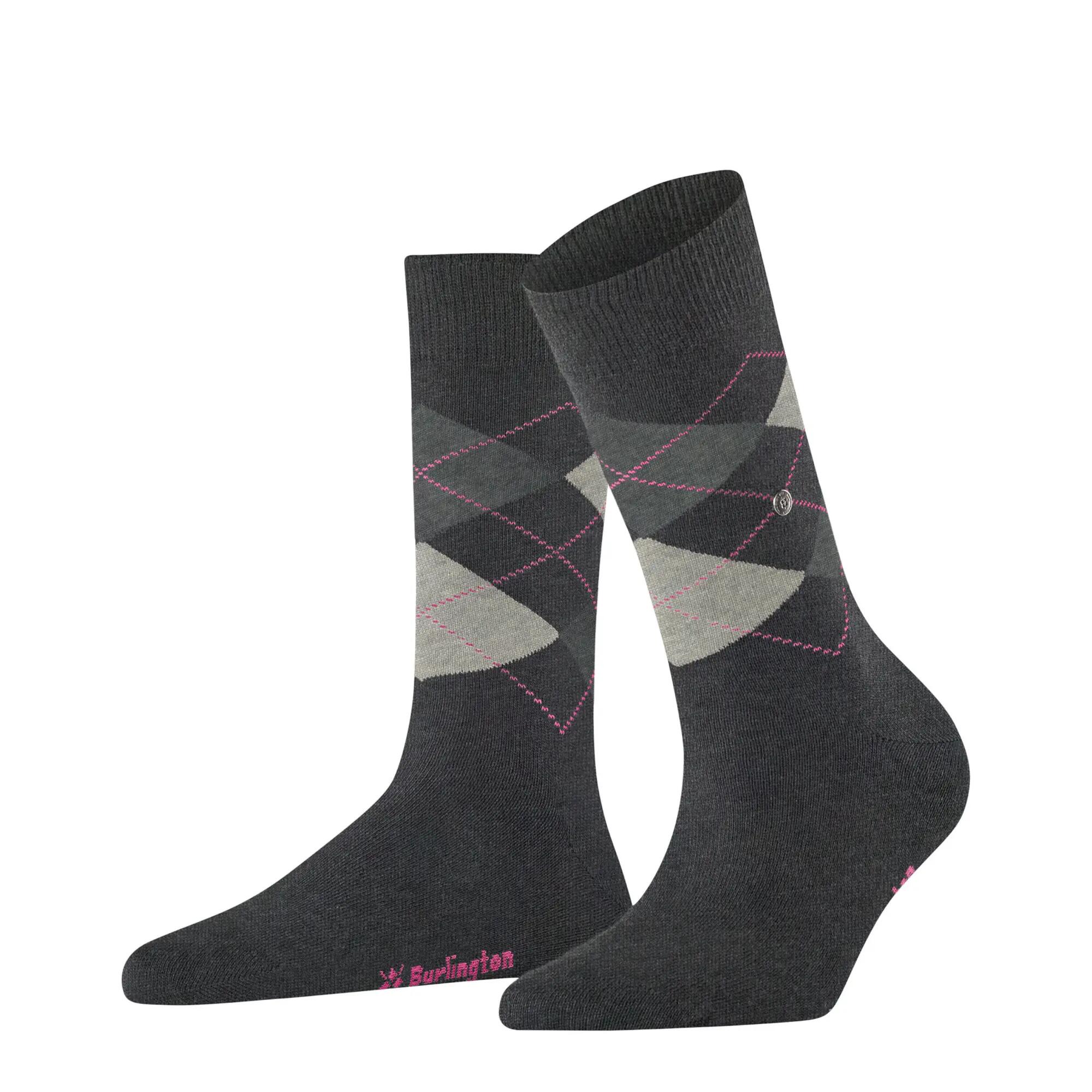 Burlington Damen Socken Basic Gift Box Argyle 2-Pack SO 20597 2/4