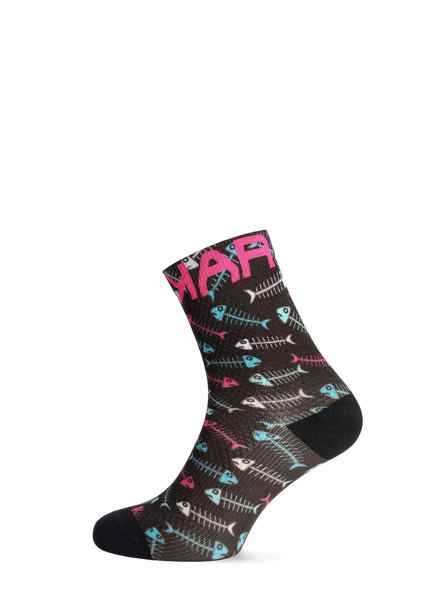 Skarpety rowerowe damskie Karpos Green Fire Socks 3/4
