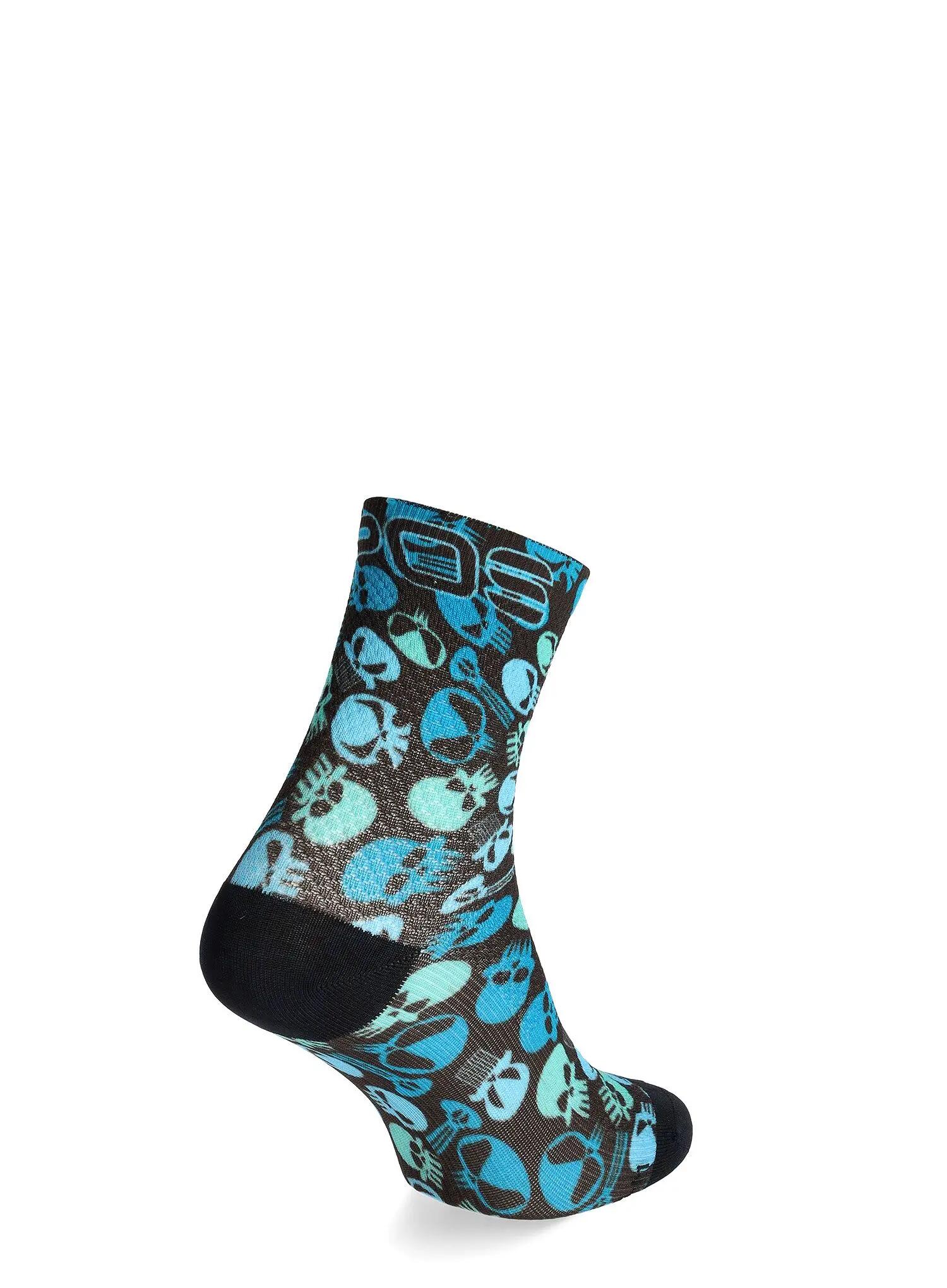 Skarpety rowerowe damskie Karpos Green Fire Socks 2/4