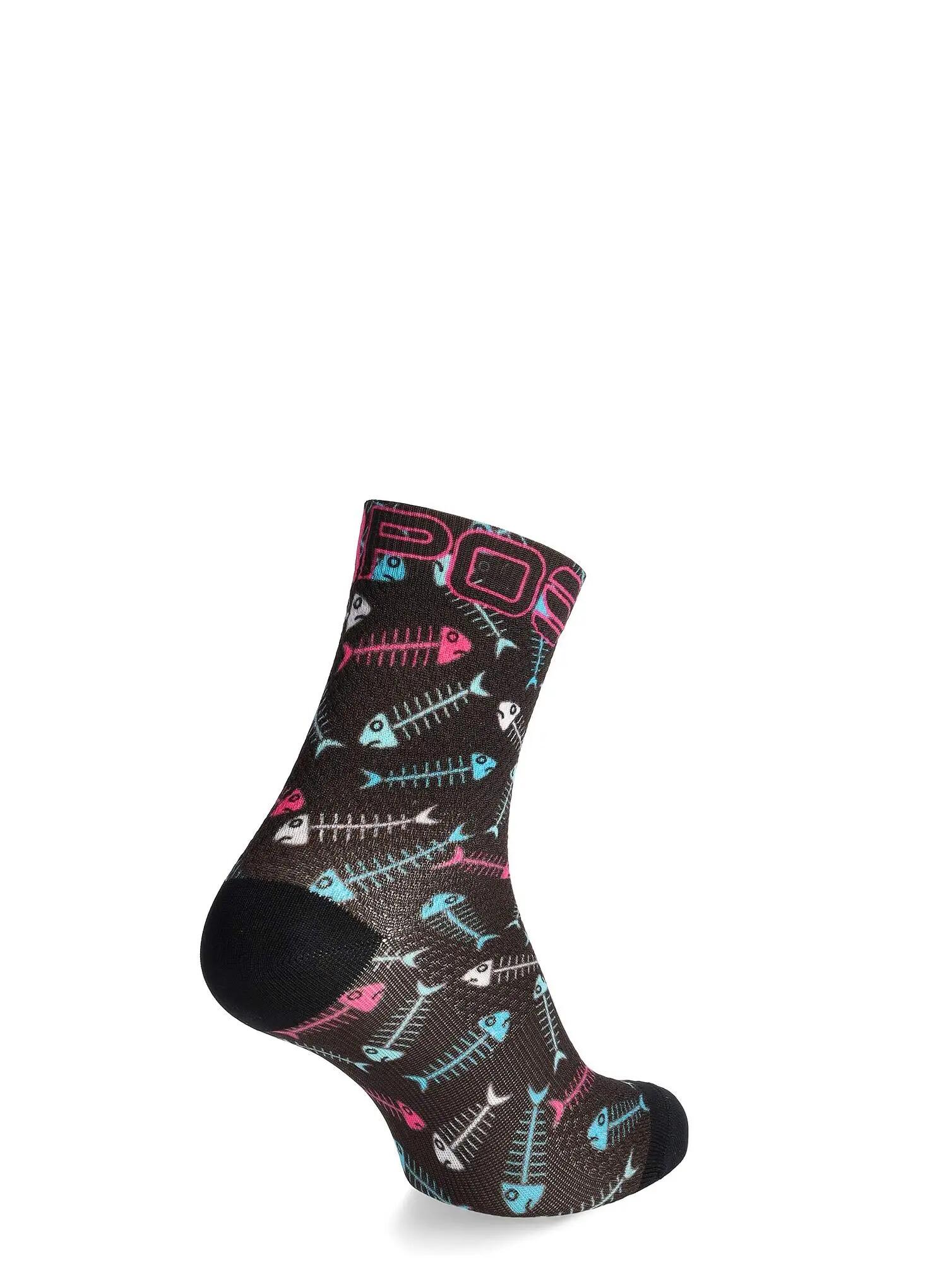 Skarpety rowerowe damskie Karpos Green Fire Socks 2/4