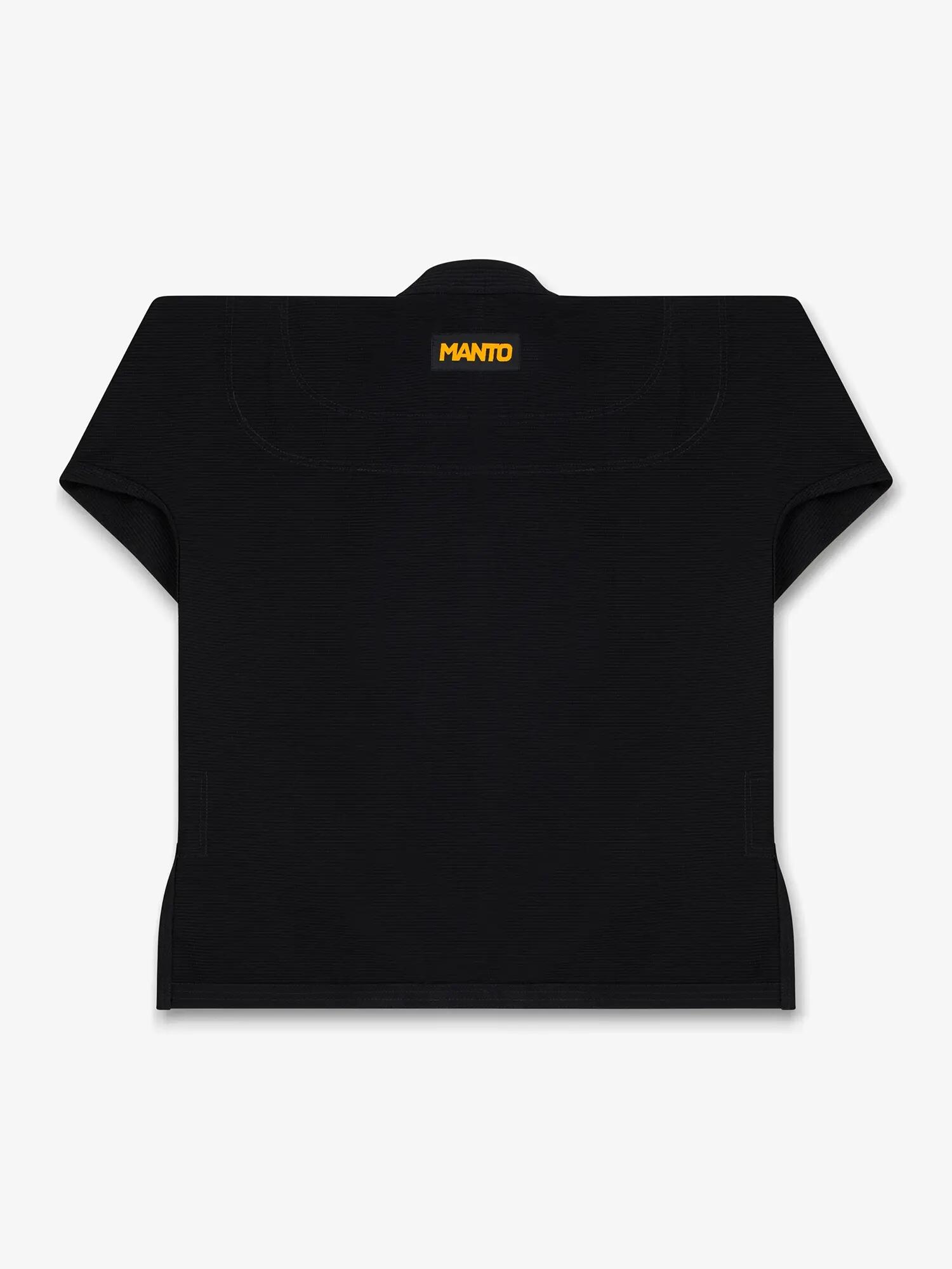 MANTO "BASE 3.0" BJJ GI czarno - pomarańczowe 3/7