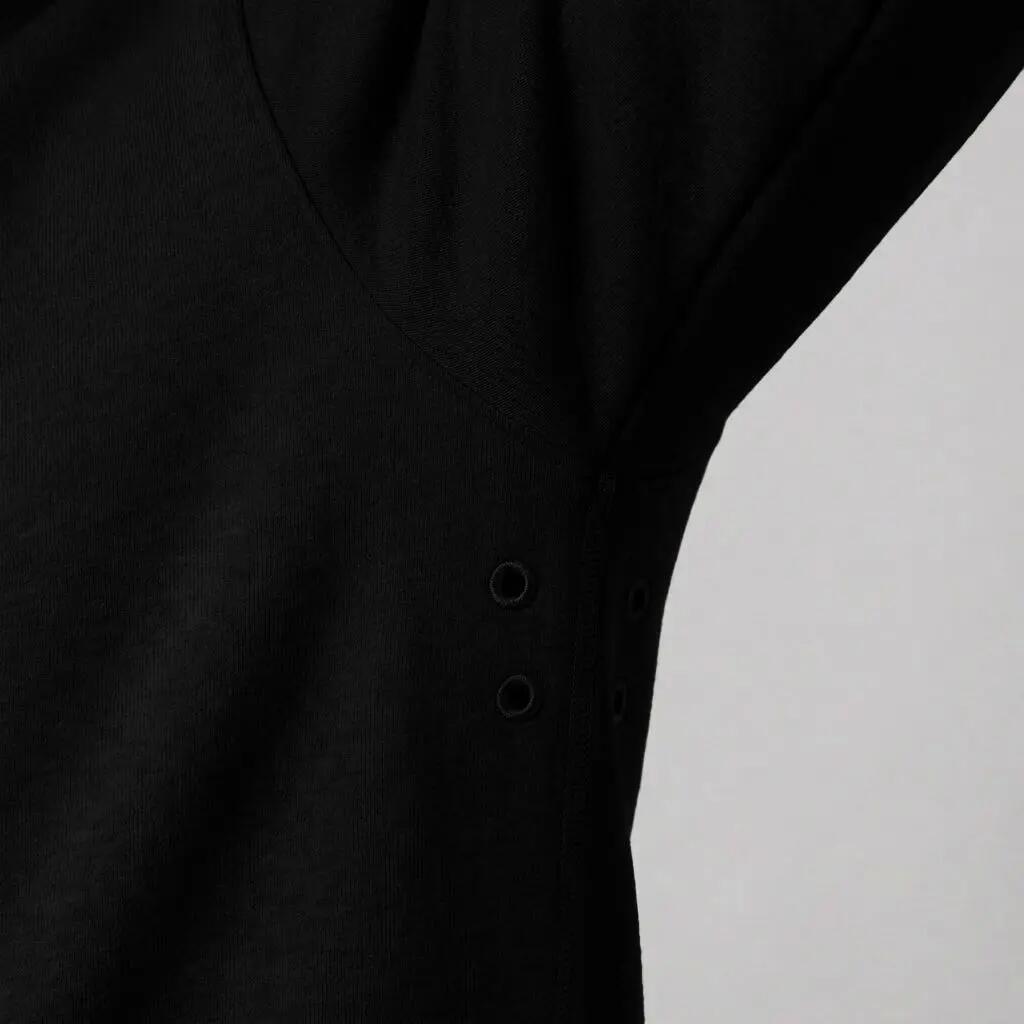 Sweater unisexe vélo décontracté col rond Classic noir 7/7