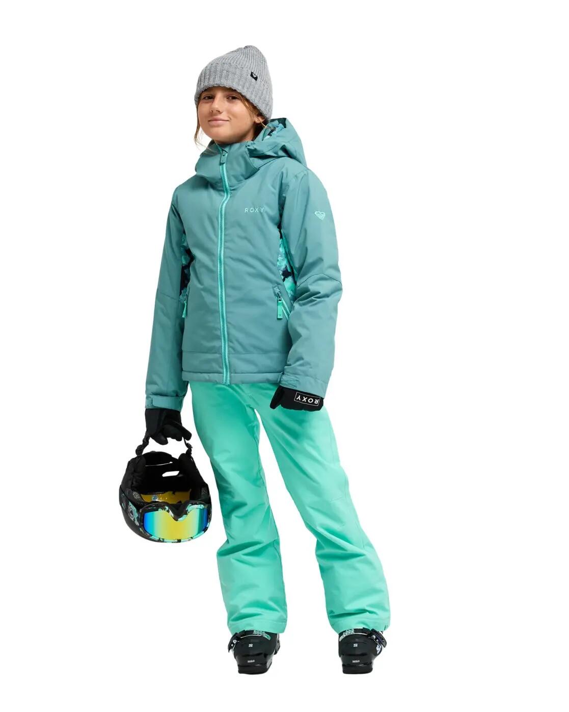 Funktionelle Schneejacke ICE ESCAPE 10K Blau Meisjes 8-16 3/4