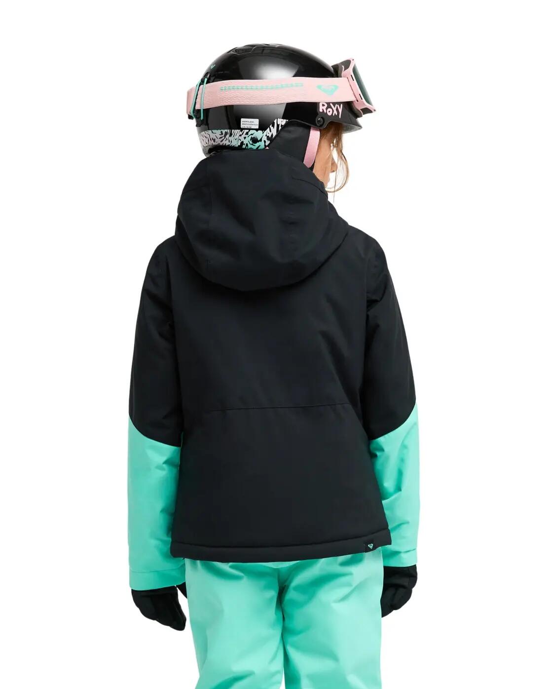 Funktionelle Schneejacke ICE ESCAPE 10K Schwarz Meisjes 8-16 2/4