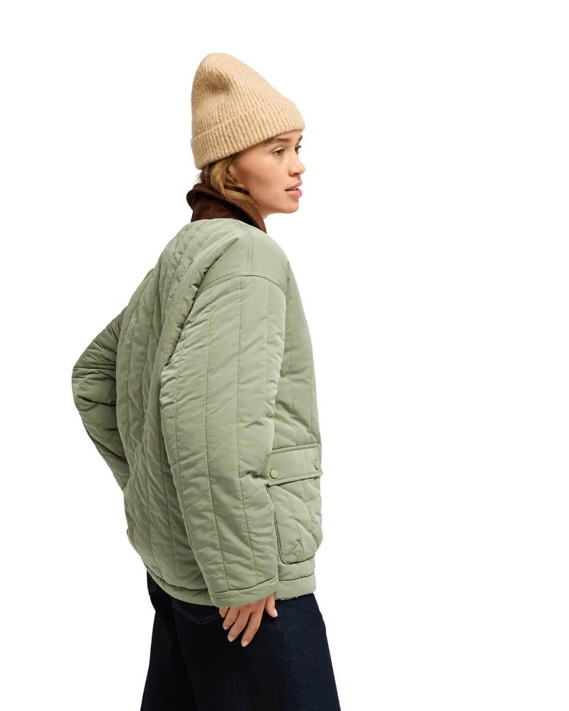 Duffle-coat WANDERLIGHT Vert Femme 3/4