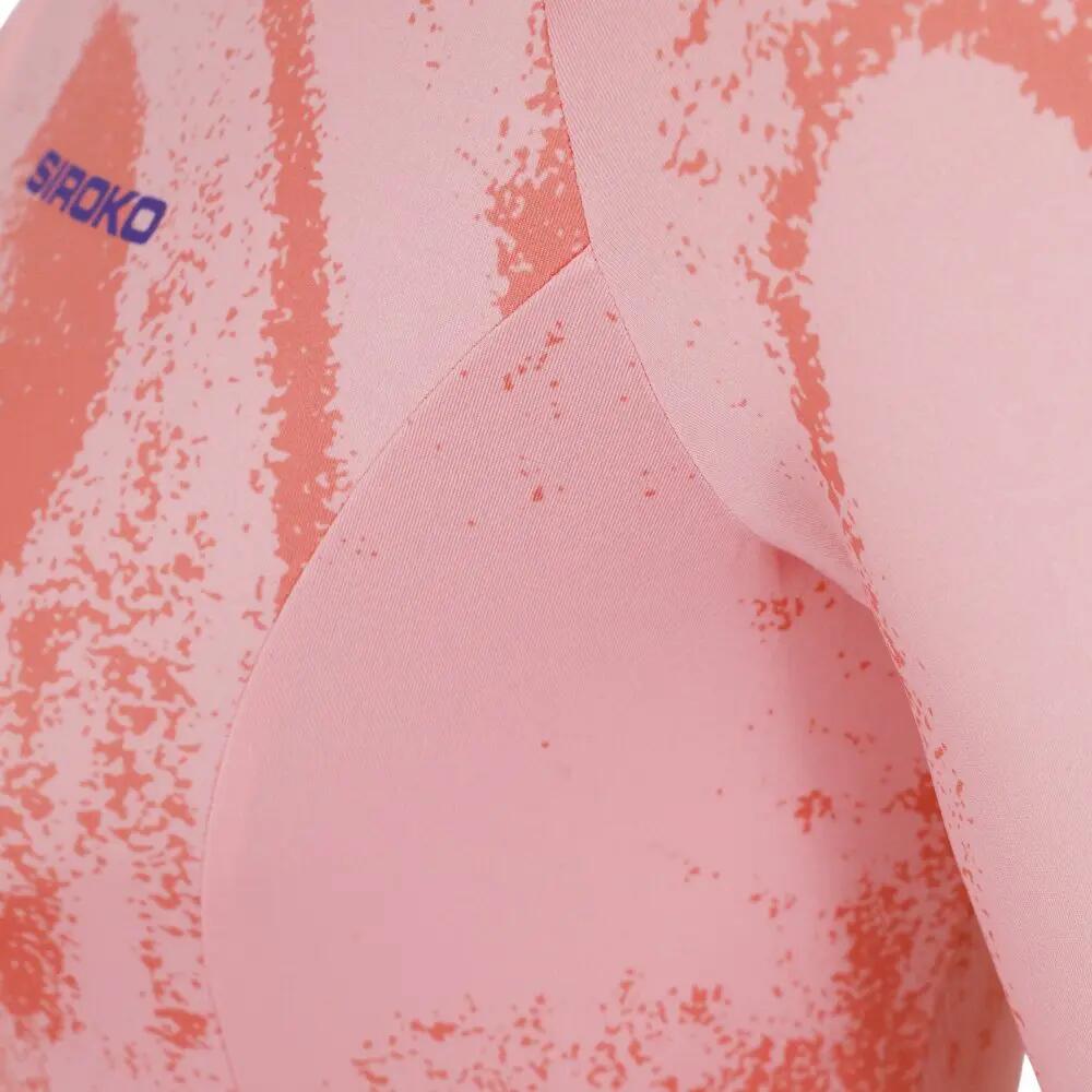 Maillot biodegradable mujer ciclismo Bio-W NRC Coral Coral 4/8