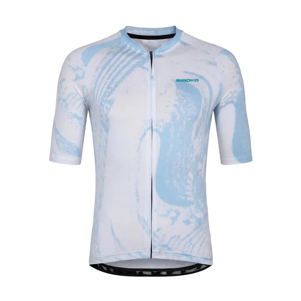 Maillot biodegradable hombre ciclismo Bio NRC White Blanco 6/8