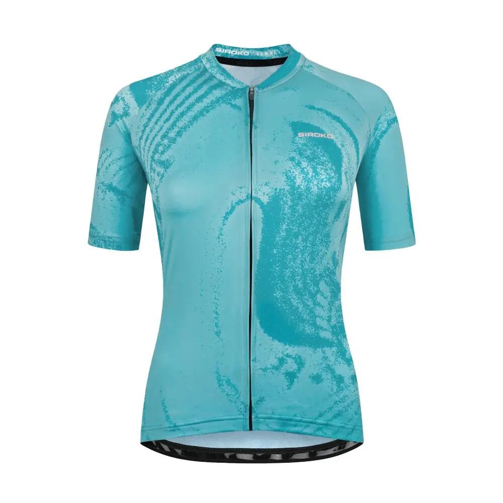 Maillot biodegradable mujer ciclismo Bio-W NRC Blue Azul 6/8
