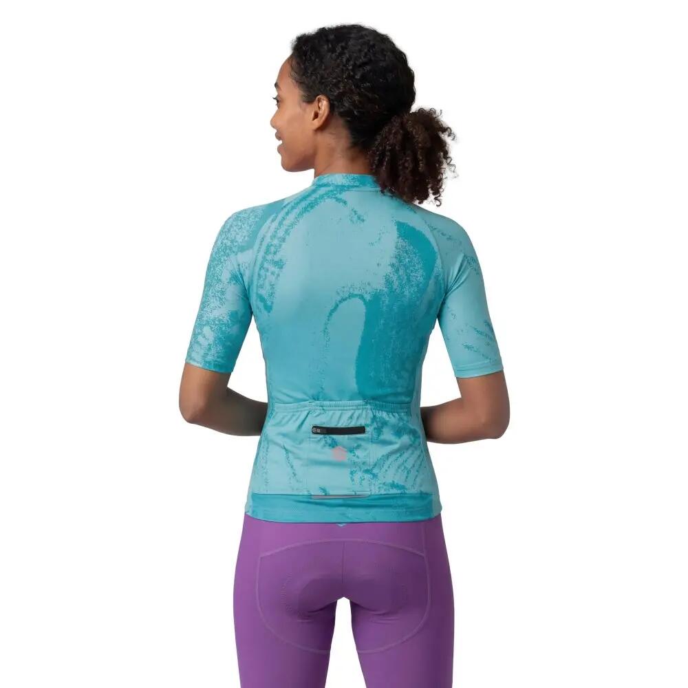 Maillot biodegradable mujer ciclismo Bio-W NRC Blue Azul 2/8