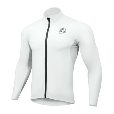Maglia da ciclismo antivento imbottita