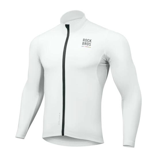 Maglia da ciclismo antivento imbottita