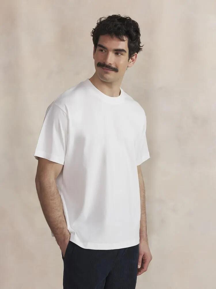 T-shirt - sport - homme - manches courtes, col rond, OMARUTEE - blanc/ecru 3/5