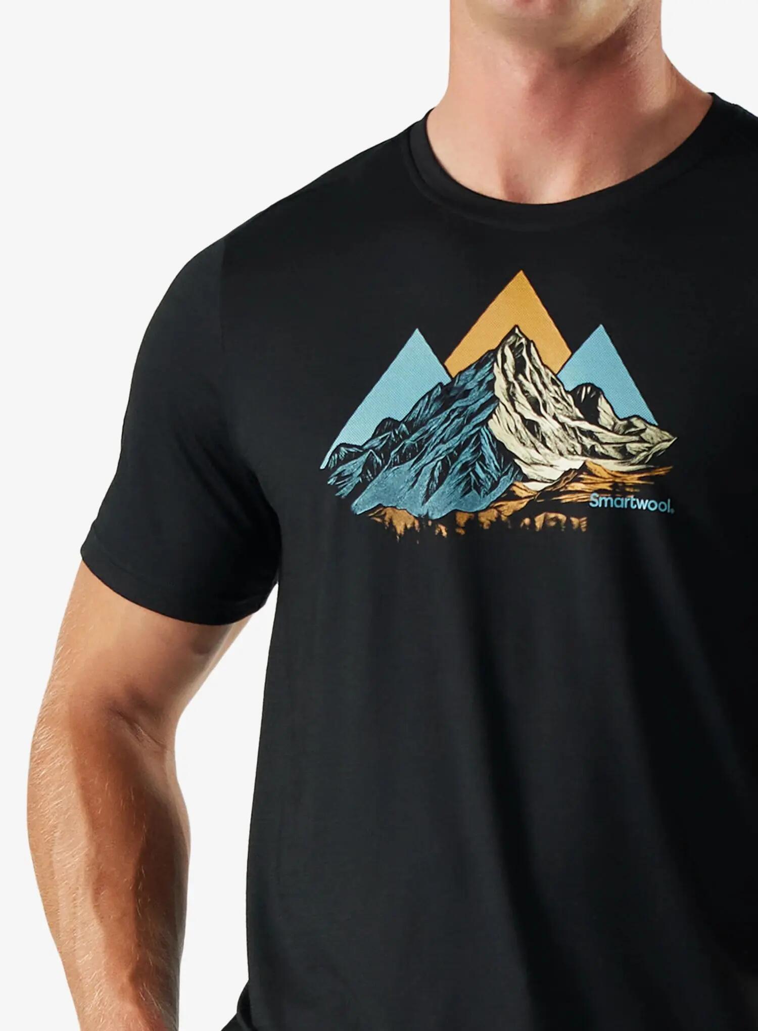 Koszulka z nadrukiem Smartwool Peak Bagger Active Short Sleeve Graphic Tee 2/2