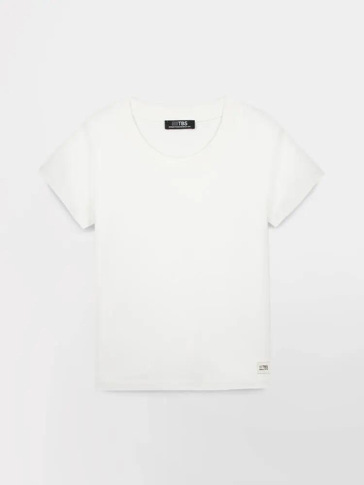 T-shirt - sport - homme - manches courtes, col rond, OMARUTEE - blanc/ecru 2/5