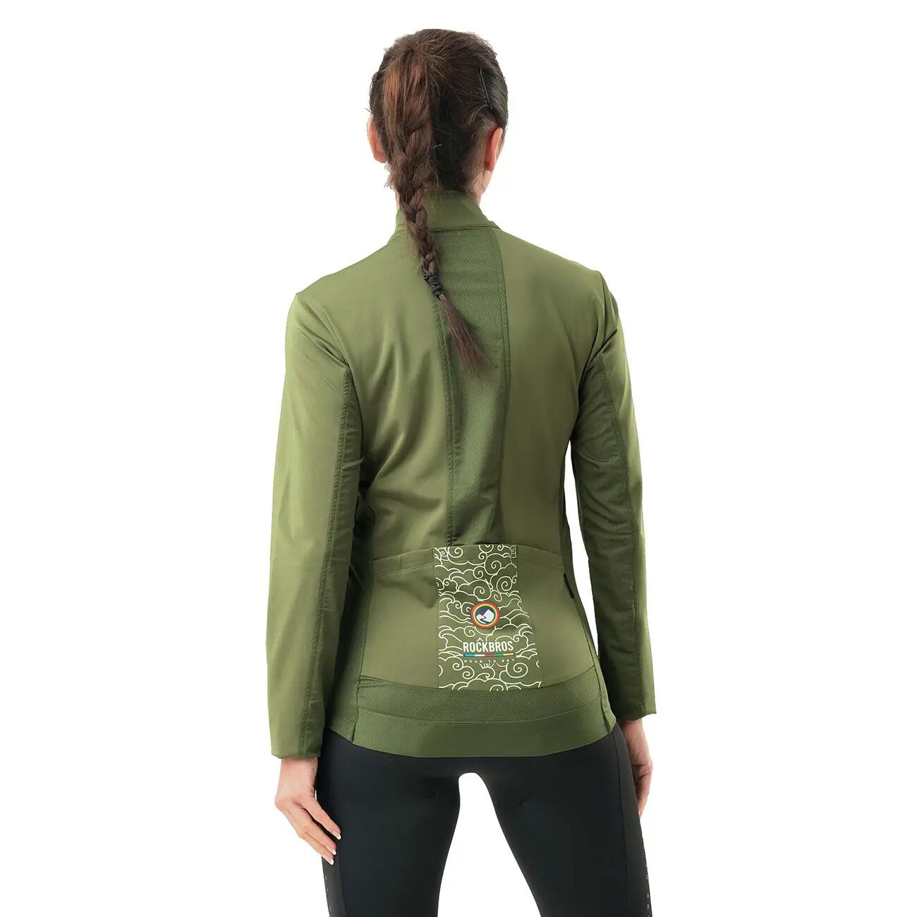 Bluza rowerowa wiatroszczelna ocieplana 5/6