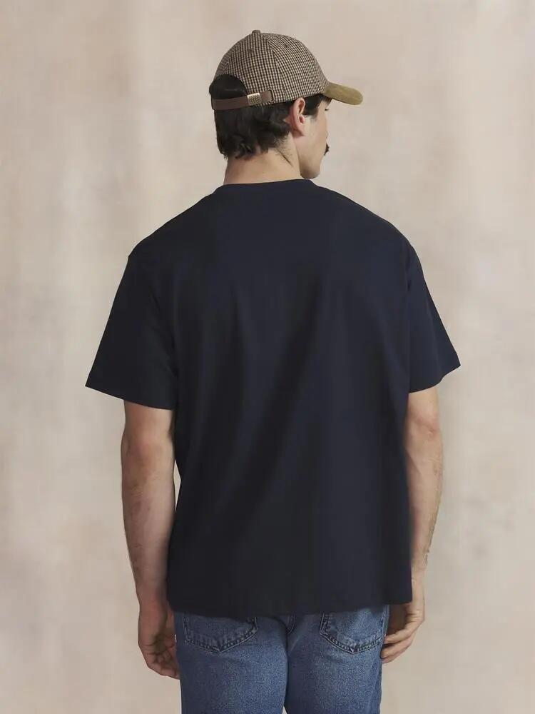 T-shirt - sport - homme - manches courtes - OMARUTEE - bleu marine 4/5