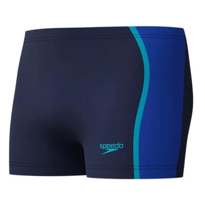 Heren solid splice aquashort blauw