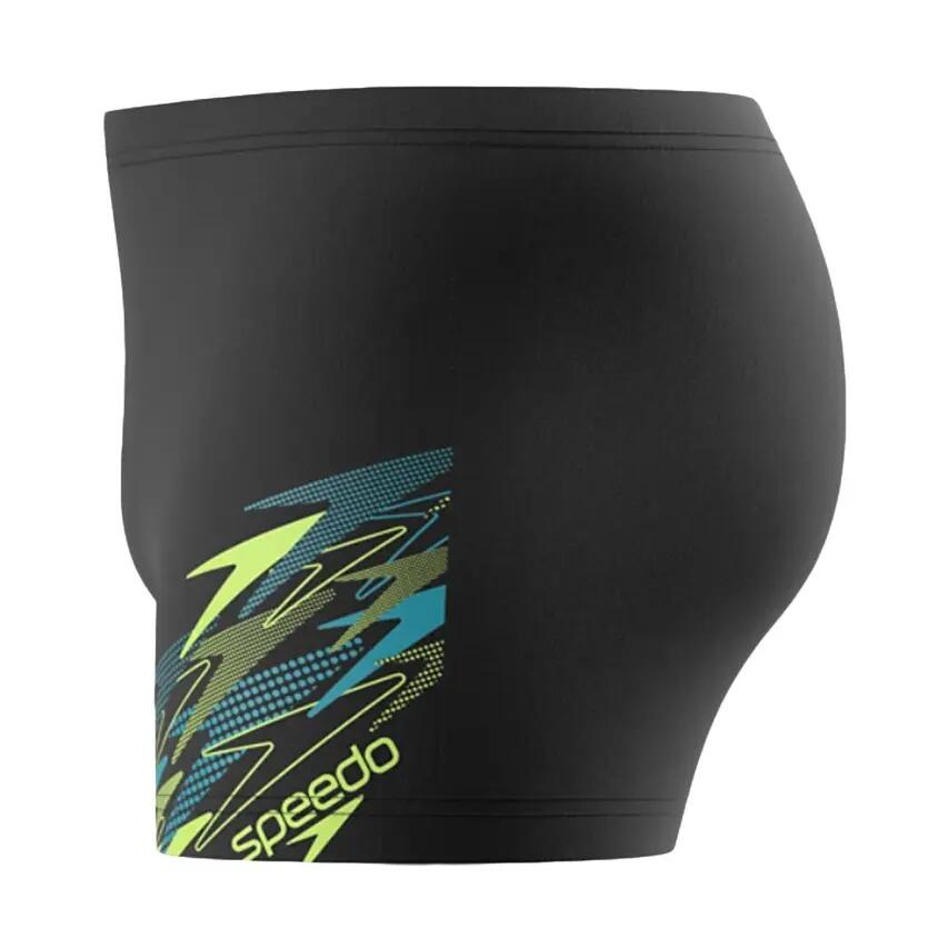Heren Medley Logo Aquashort Logo Zwart II 6/7