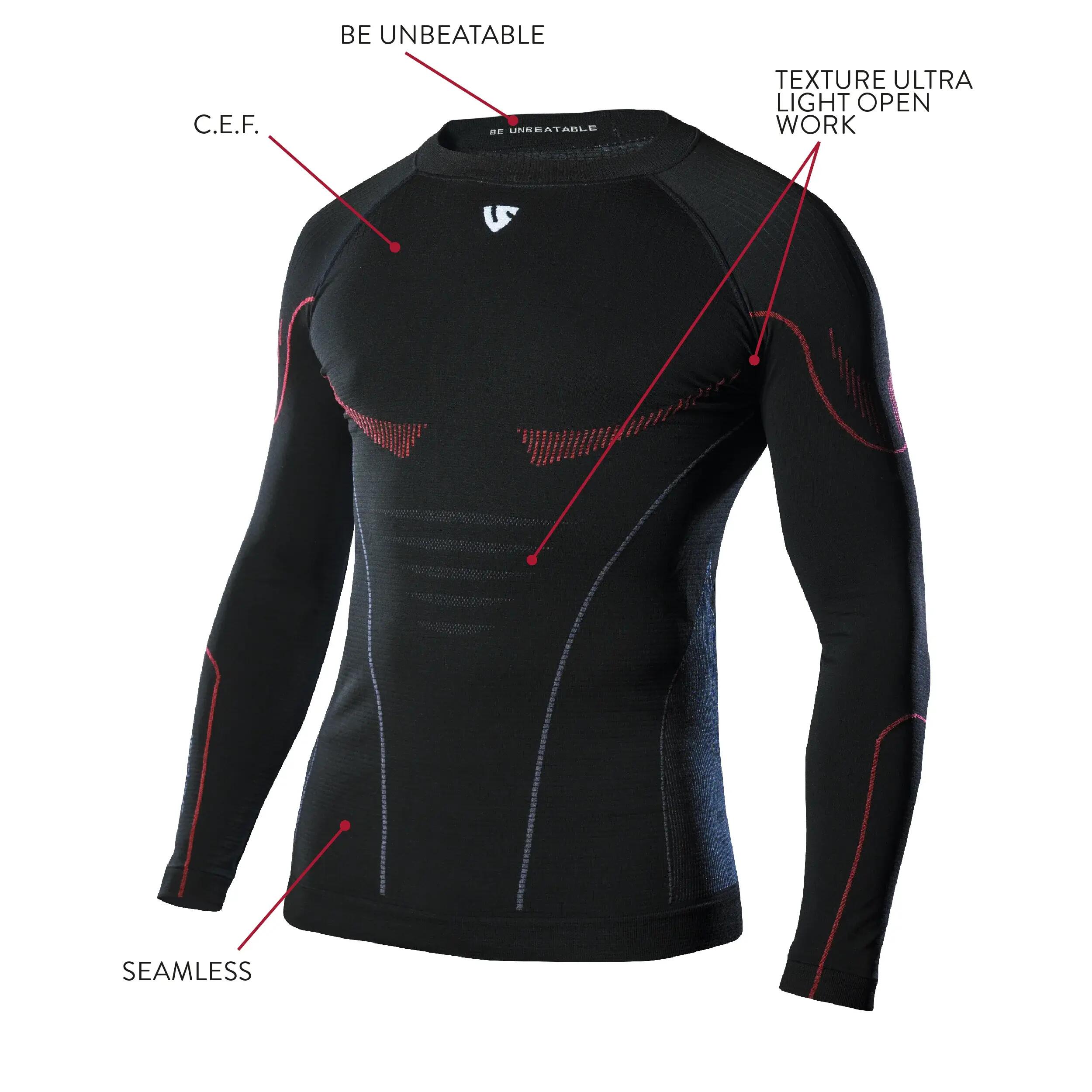 Maglia Tecnica Hero a Maniche Lunghe da Uomo - Nera 2/11