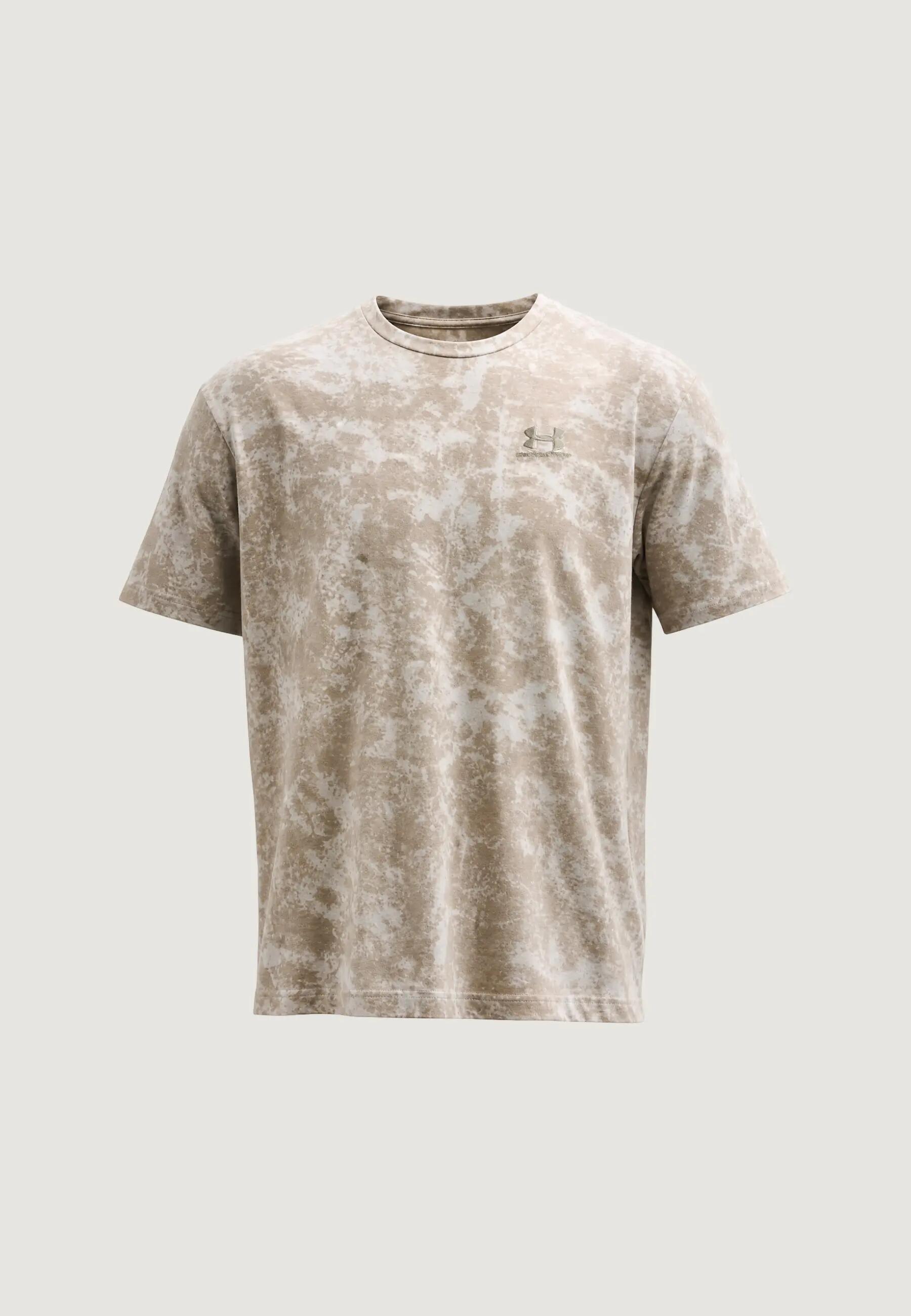 t-shirt crop top UA M ICON SS NOVELTY HOMME beige 5/5