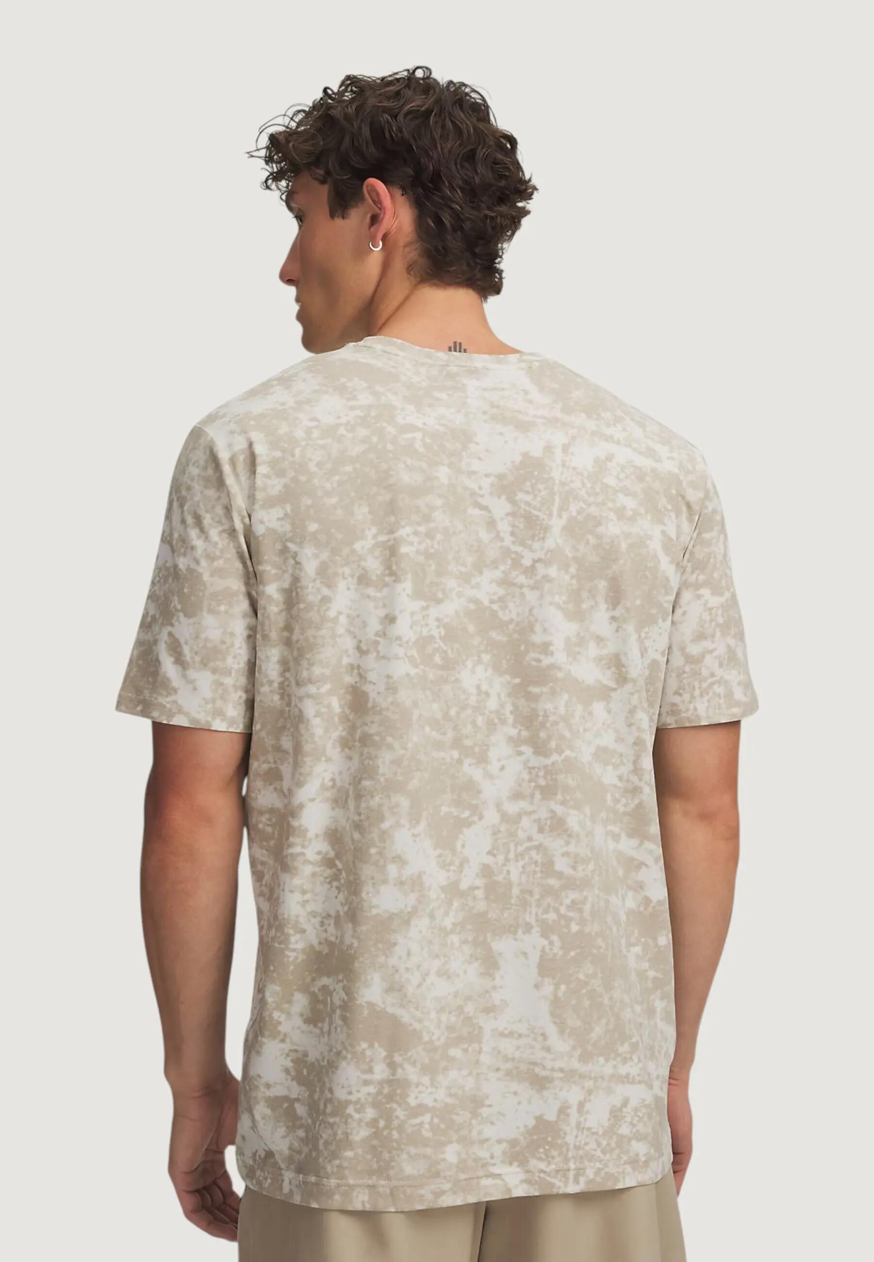 t-shirt crop top UA M ICON SS NOVELTY HOMME beige 2/5