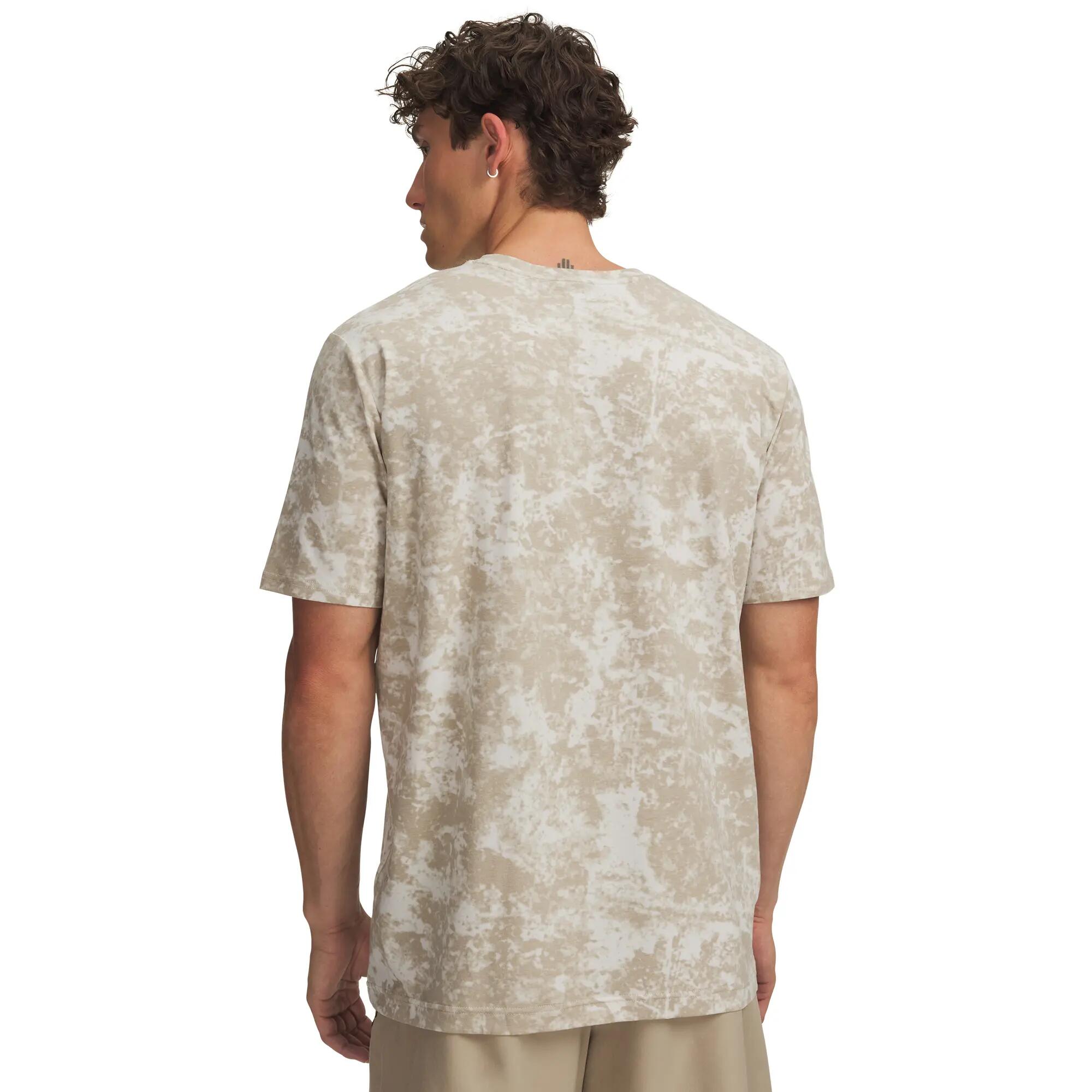 t-shirt crop top UA M ICON SS NOVELTY HOMME beige 6/7