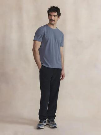 T-shirt - Sport - Homme - Coupe ajustée, Col rond - PIERETEE - Blanc/Écru